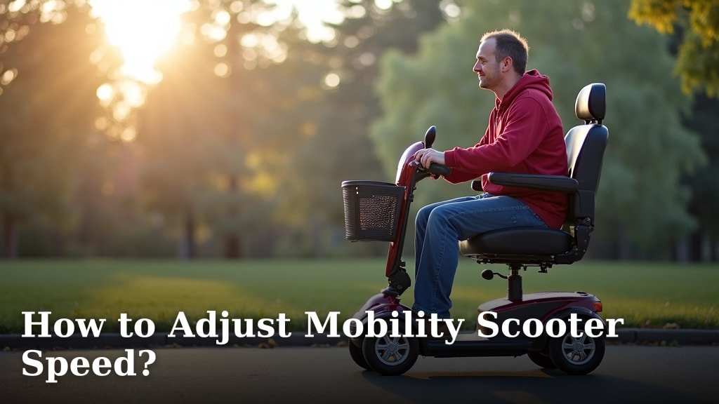 How to Adjust Mobility Scooter Speed?