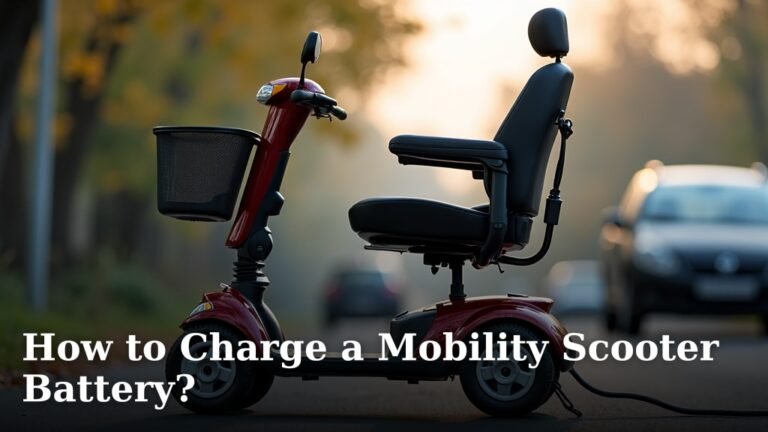 How to Charge a Mobility Scooter Battery?