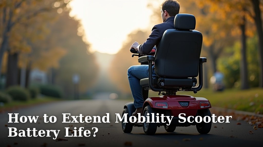 How to Extend Mobility Scooter Battery Life?