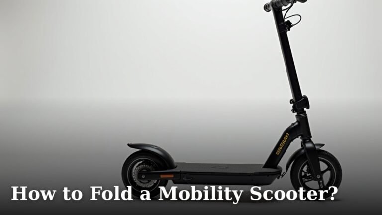 How to Fold a Mobility Scooter?