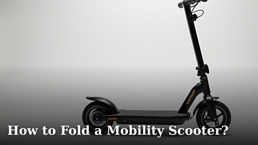 How to Fold a Mobility Scooter?