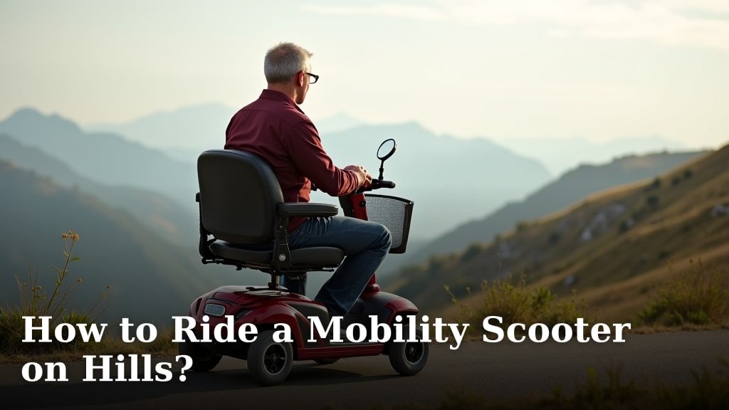 How to Ride a Mobility Scooter on Hills?