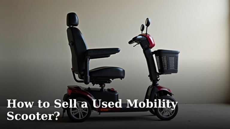 How to Sell a Used Mobility Scooter?