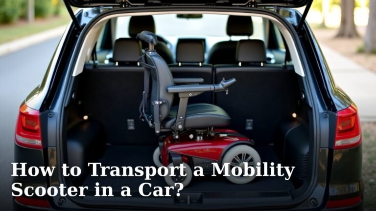 How to Transport a Mobility Scooter in a Car?