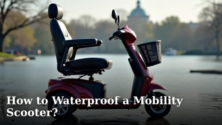 How to Waterproof a Mobility Scooter?