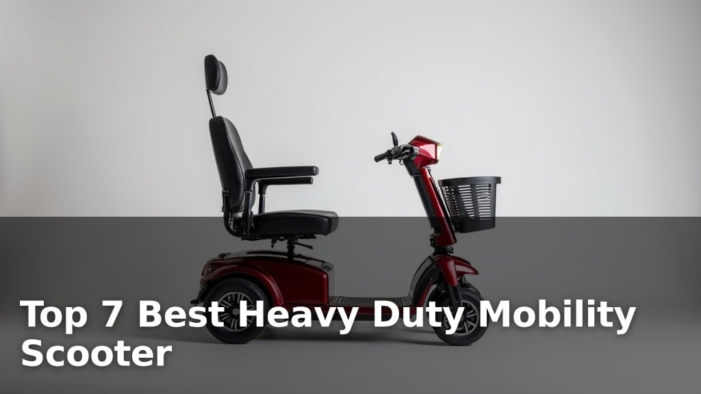 Top 7 Best Heavy Duty Mobility Scooter