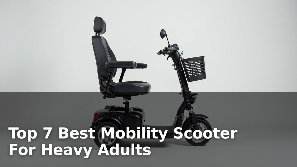 Top 7 Best Mobility Scooter For Heavy Adults