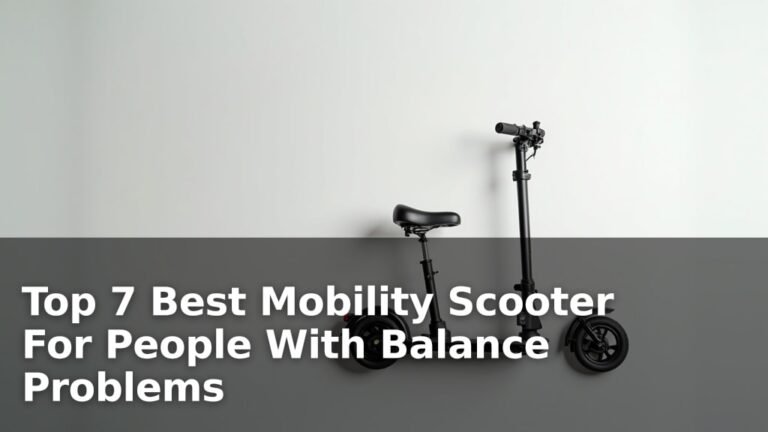 Top 7 Best Mobility Scooter For People With Balance Problems