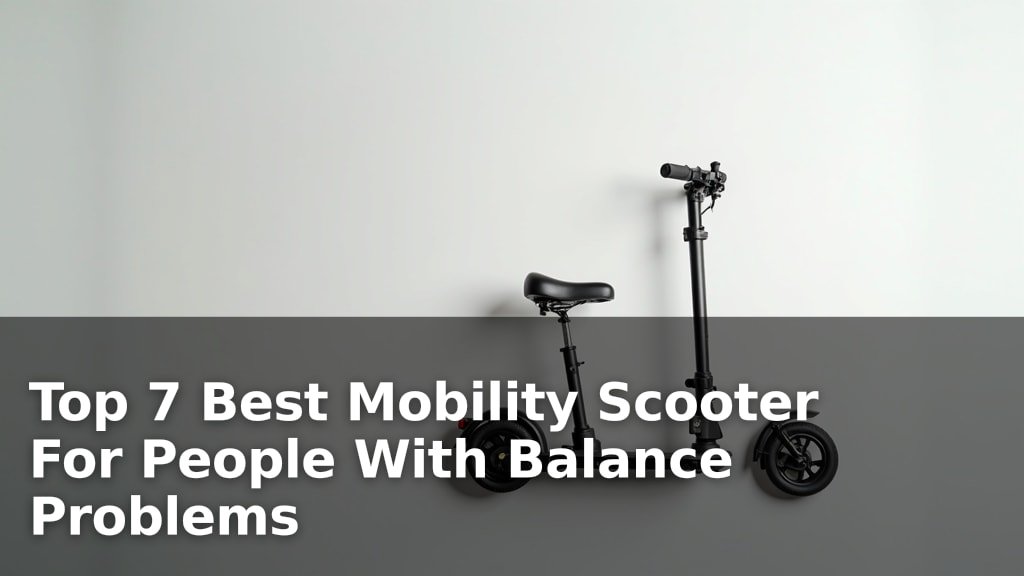 Top 7 Best Mobility Scooter For People With Balance Problems