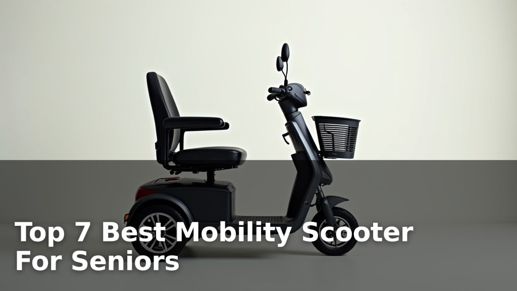 Top 7 Best Mobility Scooter For Seniors