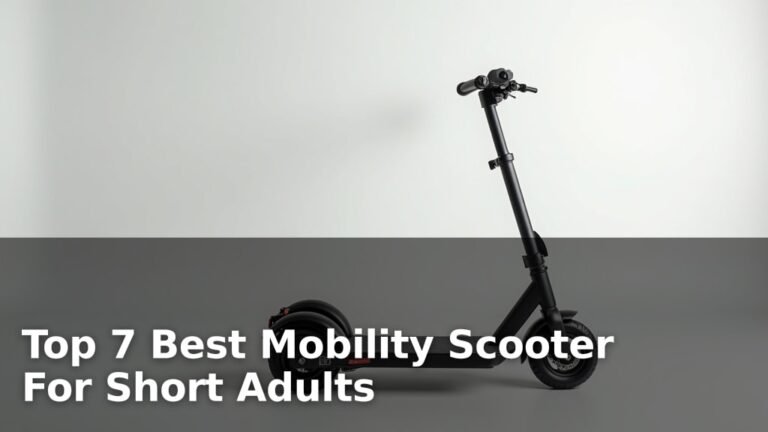 Top 7 Best Mobility Scooter For Short Adults
