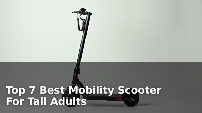 Top 7 Best Mobility Scooter For Tall Adults