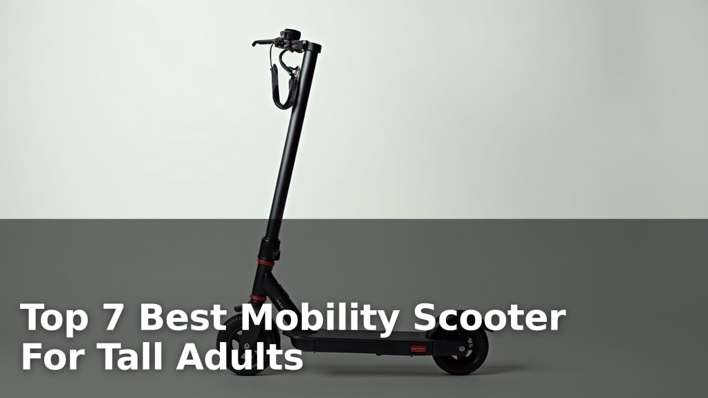Top 7 Best Mobility Scooter For Tall Adults