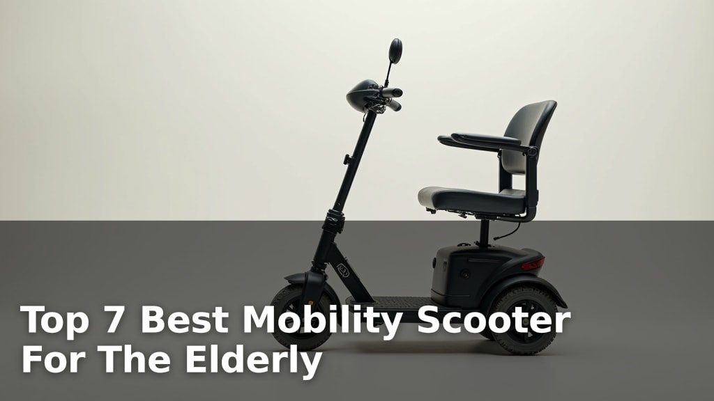 Top 7 Best Mobility Scooter For The Elderly