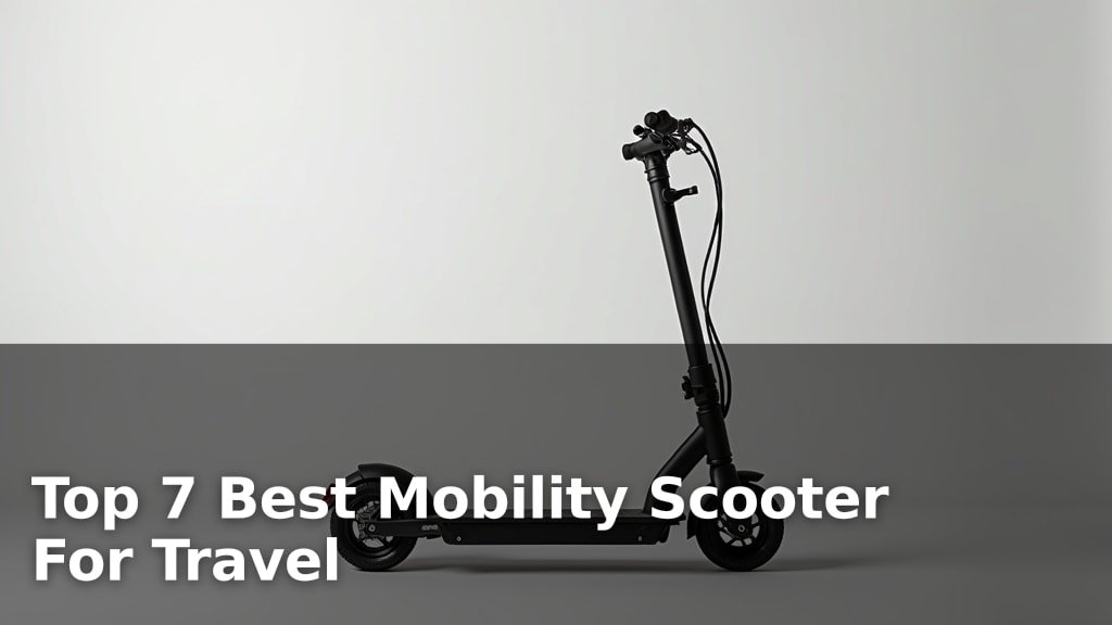 Top 7 Best Mobility Scooter For Travel