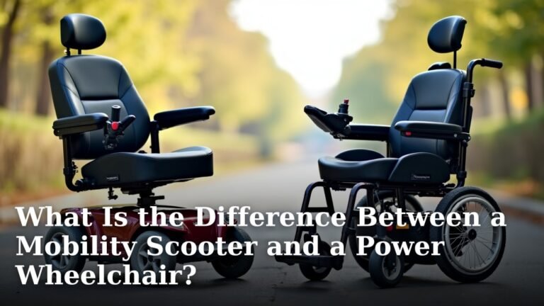 What Is the Difference Between a Mobility Scooter and a Power Wheelchair?