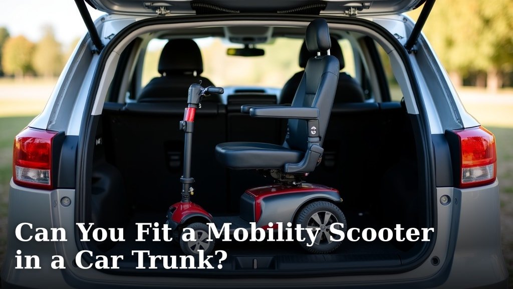 Can You Fit a Mobility Scooter in a Car Trunk?