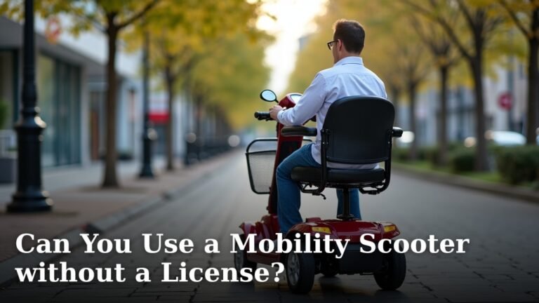Can You Use a Mobility Scooter without a License?