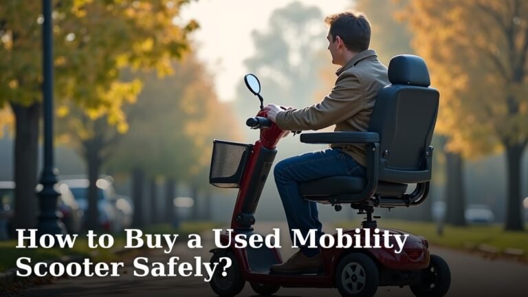 How to Buy a Used Mobility Scooter Safely?
