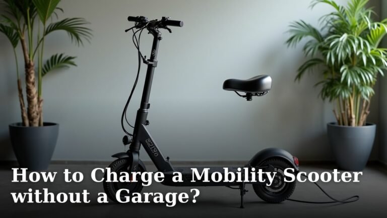 How to Charge a Mobility Scooter without a Garage?