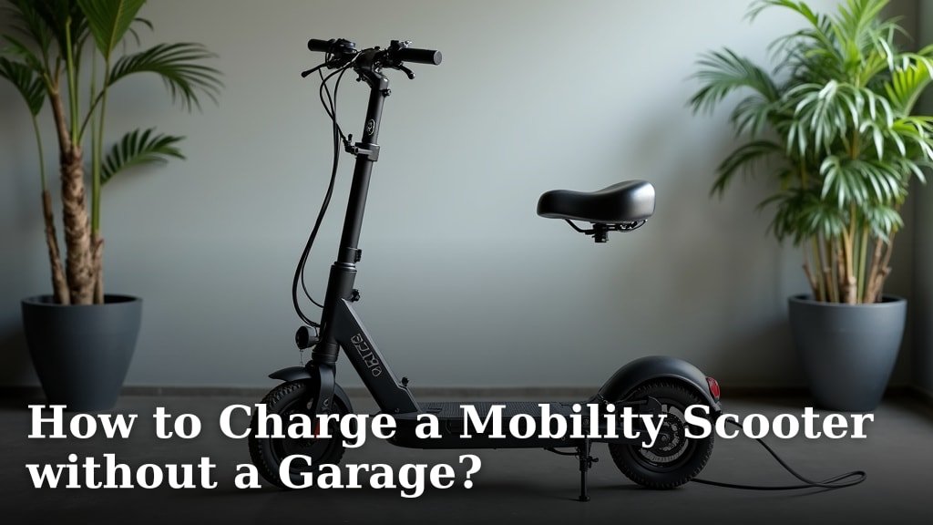 How to Charge a Mobility Scooter without a Garage?