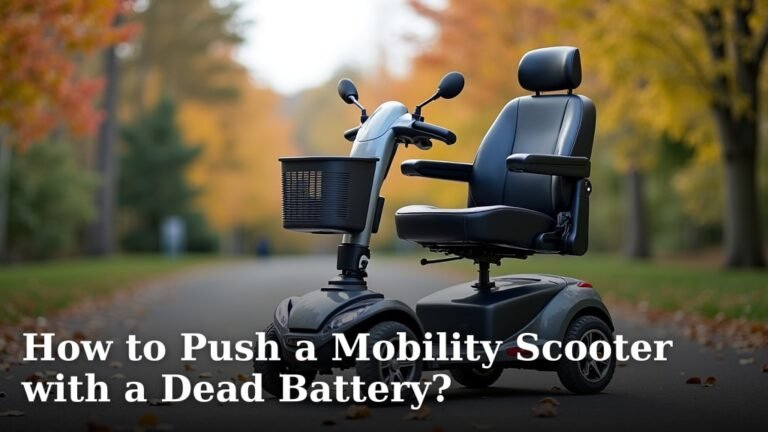 How to Push a Mobility Scooter with a Dead Battery?