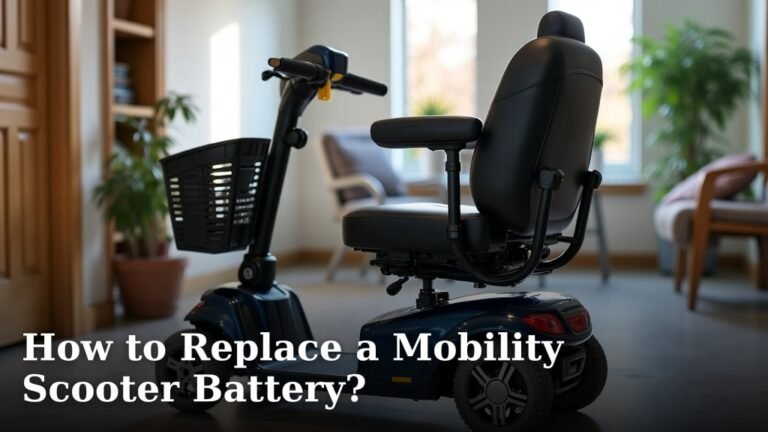 How to Replace a Mobility Scooter Battery?