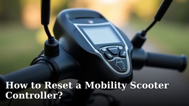 How to Reset a Mobility Scooter Controller?