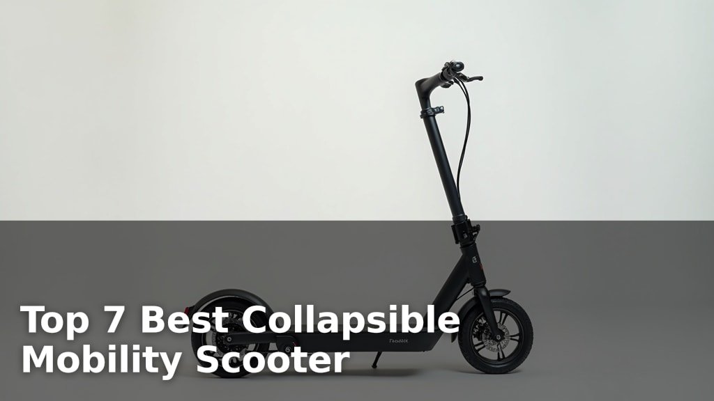 Top 7 Best Collapsible Mobility Scooter