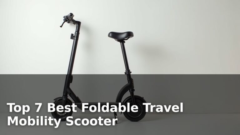 Top 7 Best Foldable Travel Mobility Scooter
