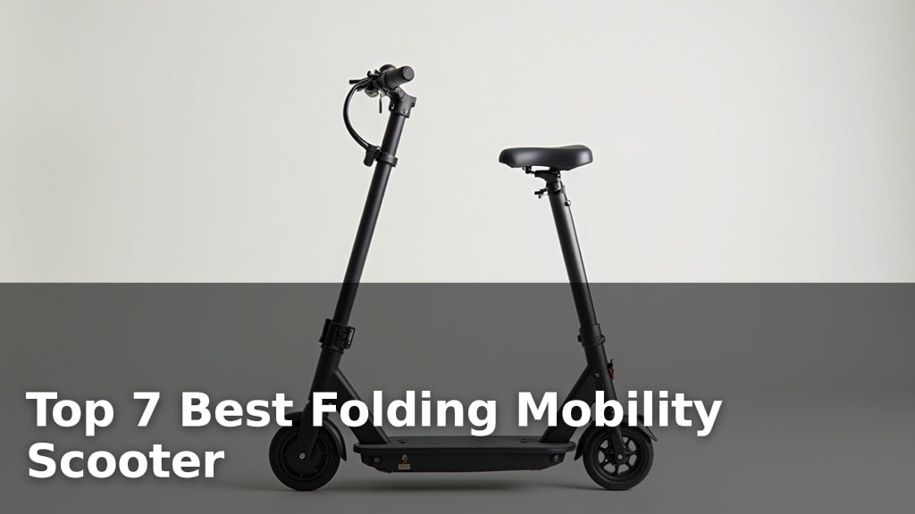 Top 7 Best Folding Mobility Scooter
