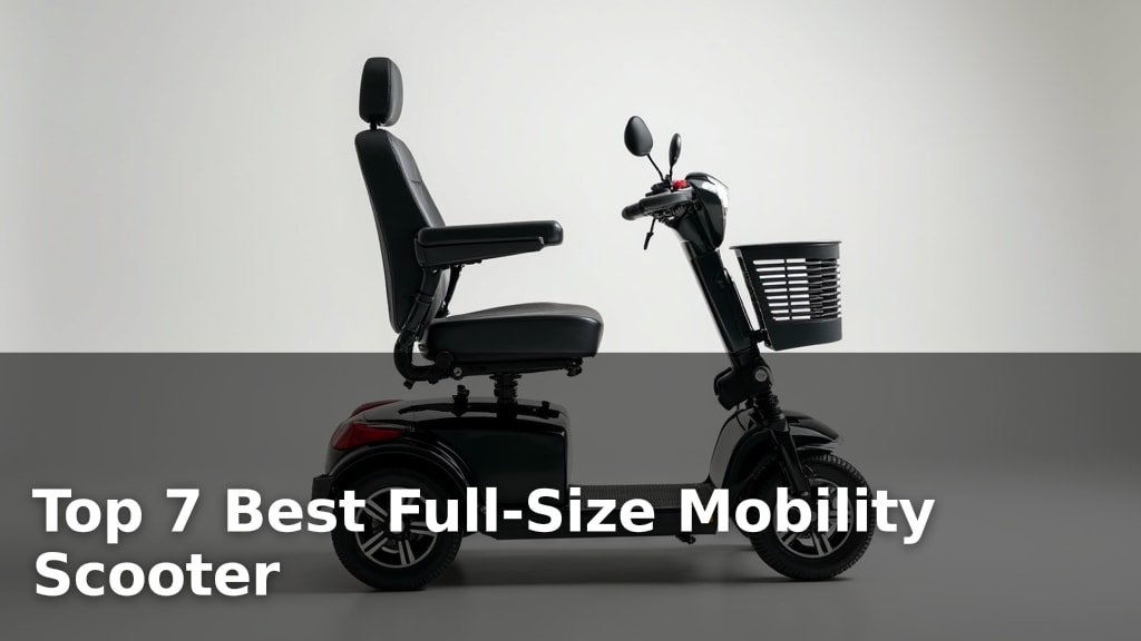 Top 7 Best Full-Size Mobility Scooter