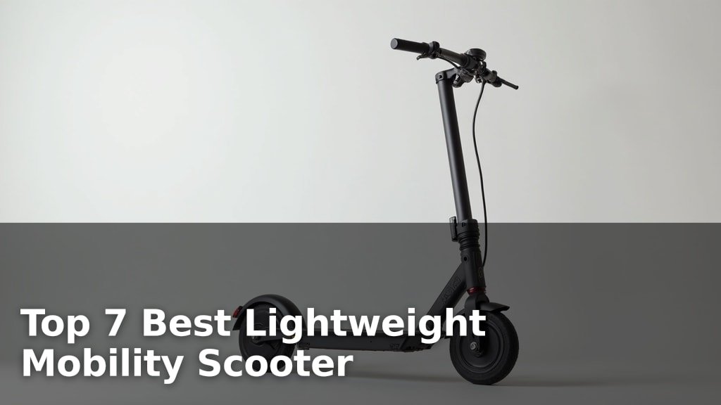 Top 7 Best Lightweight Mobility Scooter