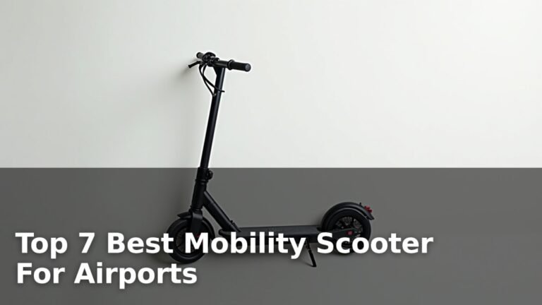 Top 7 Best Mobility Scooter For Airports