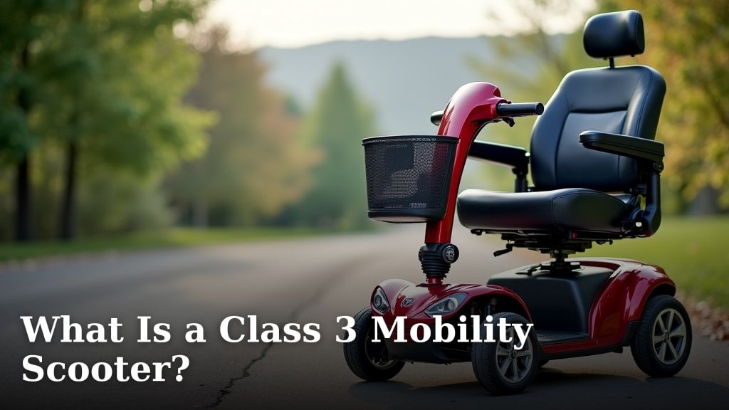What Is a Class 3 Mobility Scooter?
