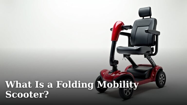 What Is a Folding Mobility Scooter?