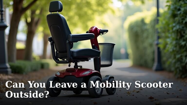 Can You Leave a Mobility Scooter Outside?