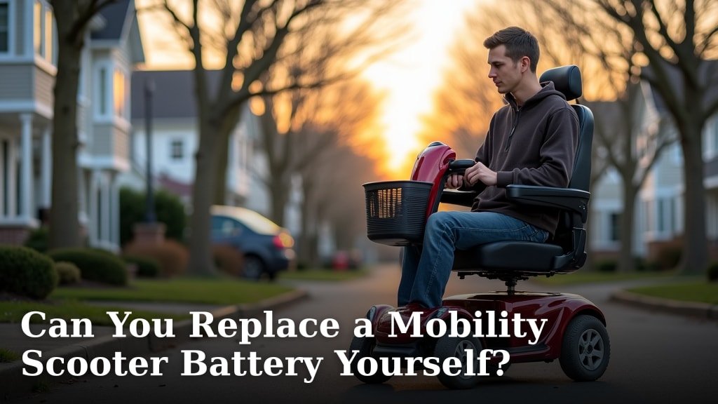 Can You Replace a Mobility Scooter Battery Yourself?