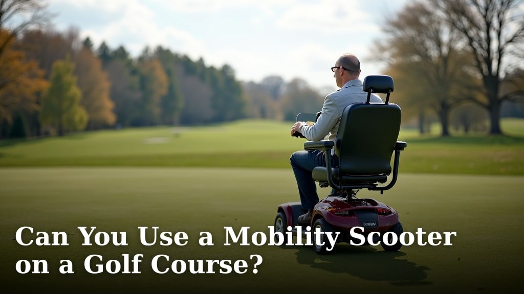 Can You Use a Mobility Scooter on a Golf Course?