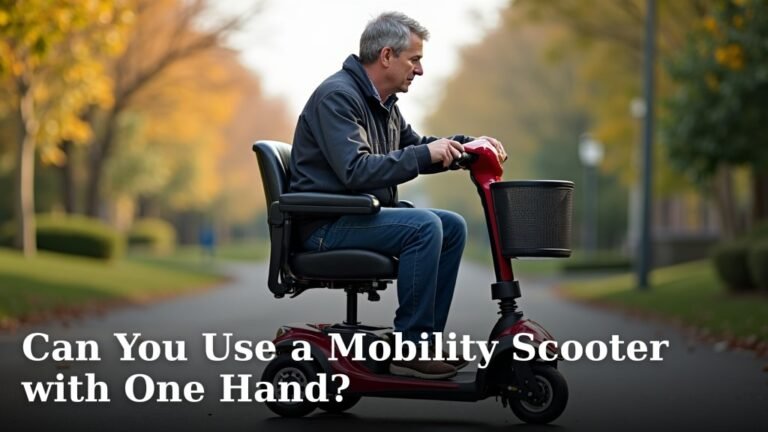 Can You Use a Mobility Scooter with One Hand?