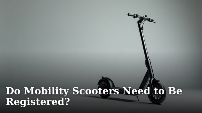 Do Mobility Scooters Need to Be Registered?