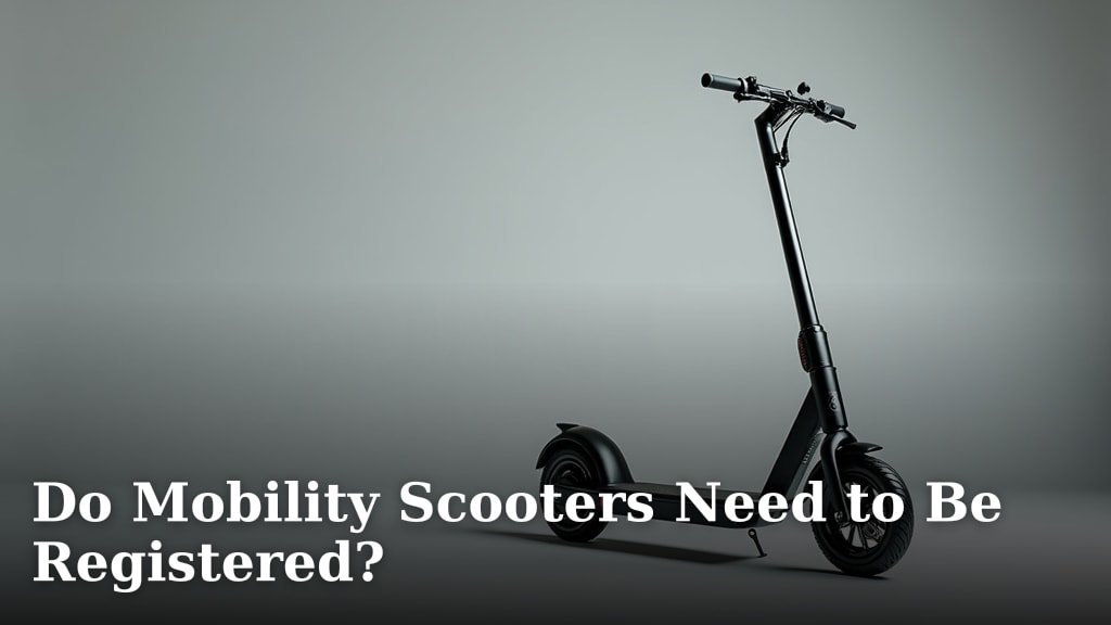 Do Mobility Scooters Need to Be Registered?