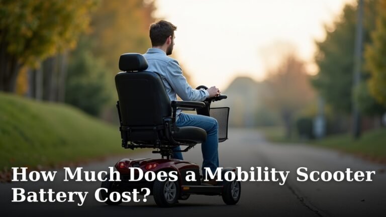 How Much Does a Mobility Scooter Battery Cost?