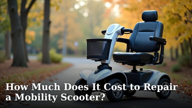 How Much Does It Cost to Repair a Mobility Scooter?