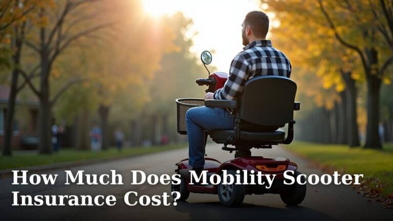 How Much Does Mobility Scooter Insurance Cost?