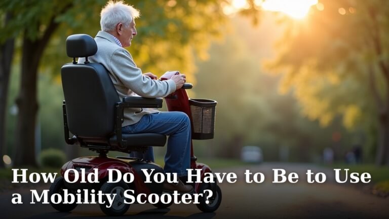 How Old Do You Have to Be to Use a Mobility Scooter?