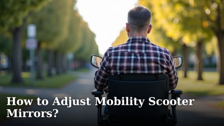 How to Adjust Mobility Scooter Mirrors?