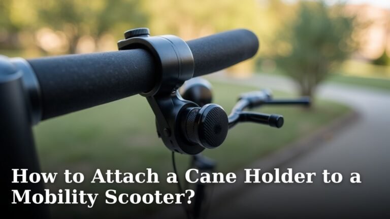 How to Attach a Cane Holder to a Mobility Scooter?
