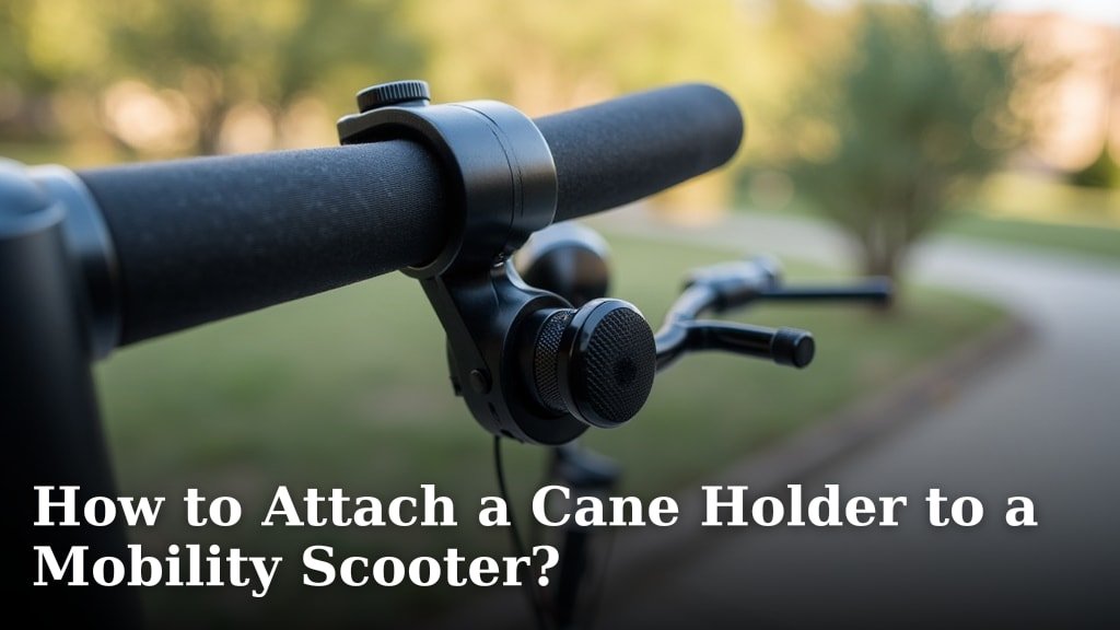 How to Attach a Cane Holder to a Mobility Scooter?