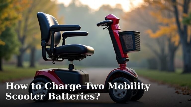How to Charge Two Mobility Scooter Batteries?
